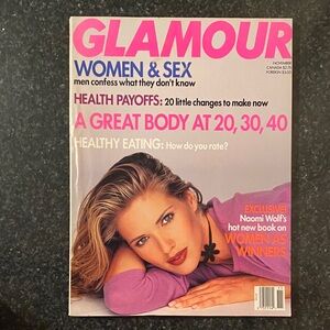 Vintage Glamour Magazine November 1993